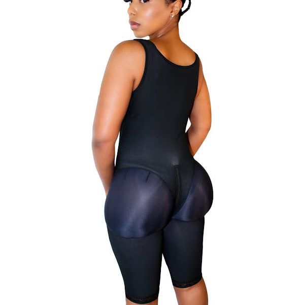 Elegance Lipo-panty® High Back, Hip, Butt Relief w/ Zipper Crotch - BBL XL