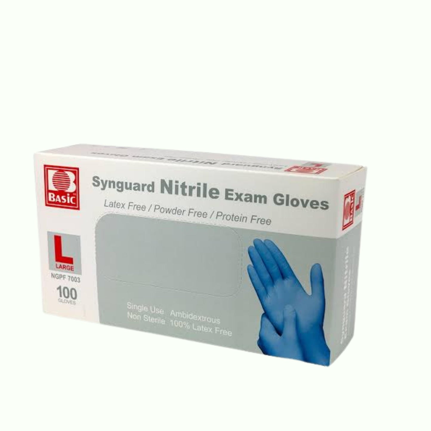 Nitrile Powder Free  Examination Gloves (Wholesale)  (Case/1000 or 2000)  (Pack of 10 Boxes)