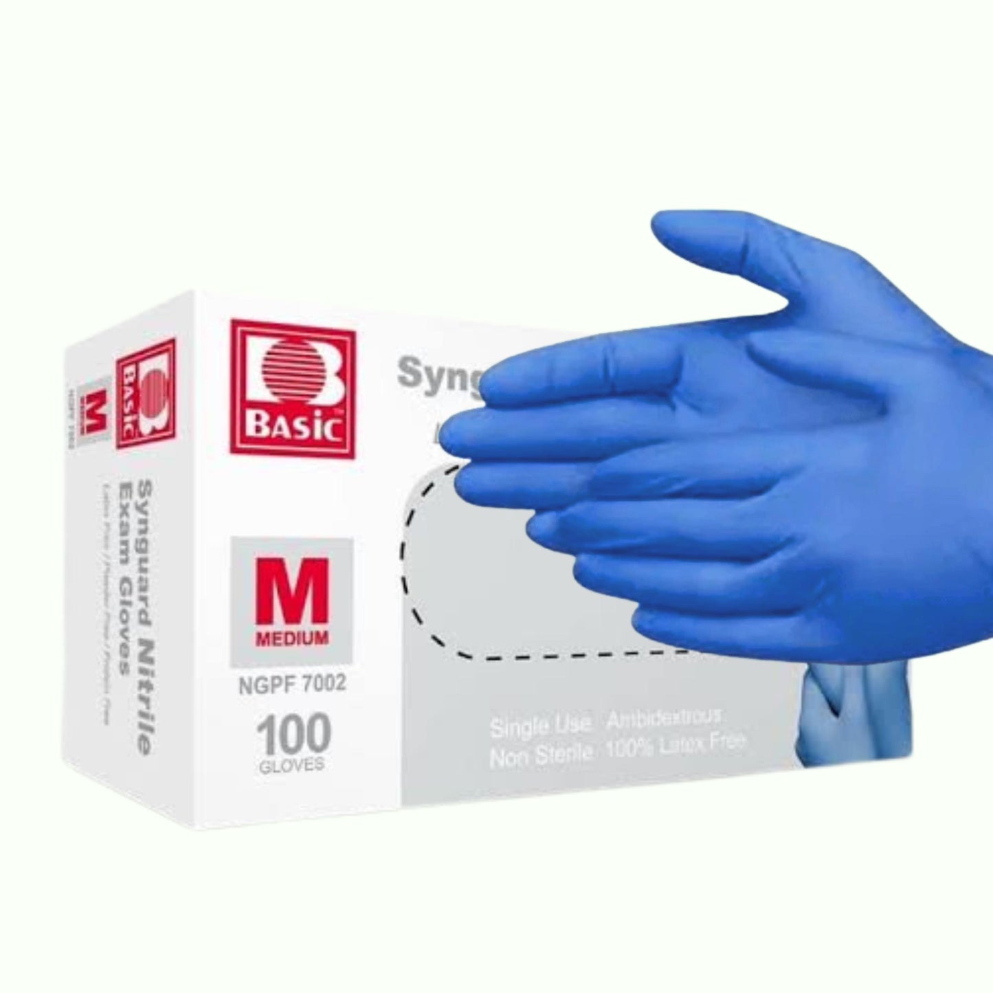 Nitrile Powder Free  Examination Gloves (Wholesale)  (Case/1000 or 2000)  (Pack of 10 Boxes)