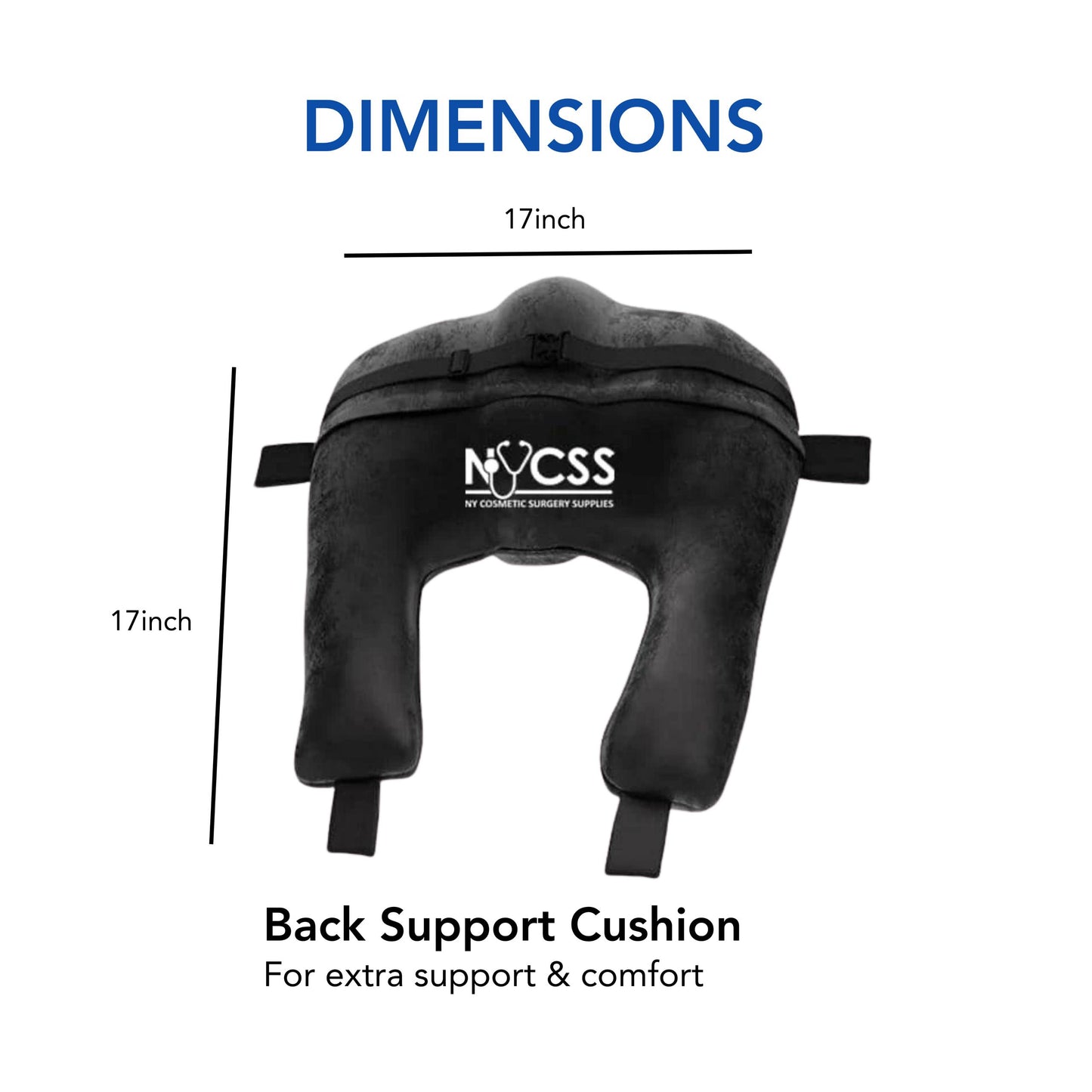 Back Support Cushion - Back Pillow for Post Surgery Recovery,  Comfortable and Firm Back Support Cushions Set