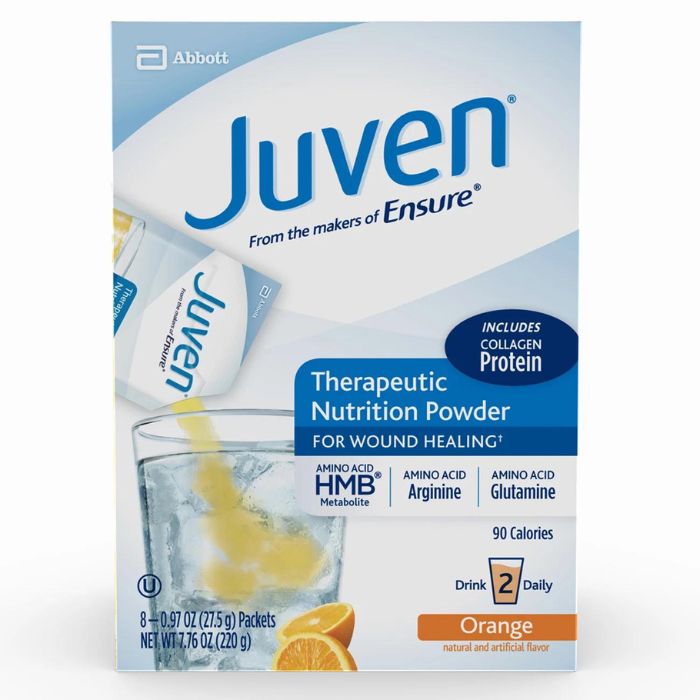 Juven Therapeutic Nutrition Drink Mix Powder, 8 count