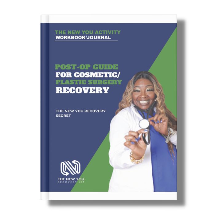 Activity Workbook Journal: Post Surgery Guide for Cosmetic