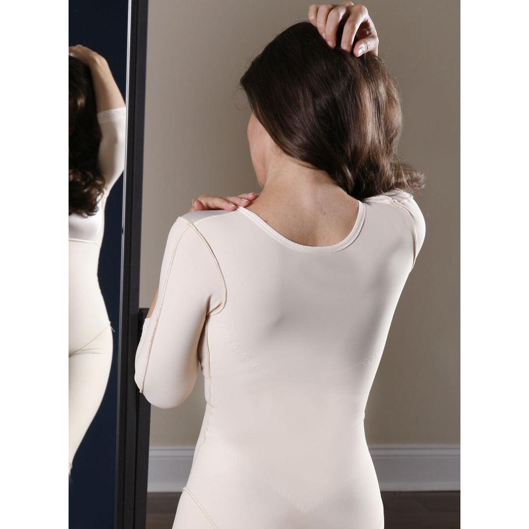 Sculptures Above the Knee Body Shaper with Sleeves - The New You Recovery Kit